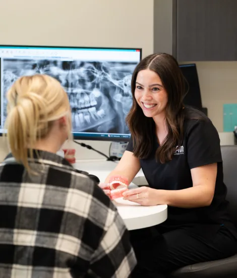 Beam team member consulting a client